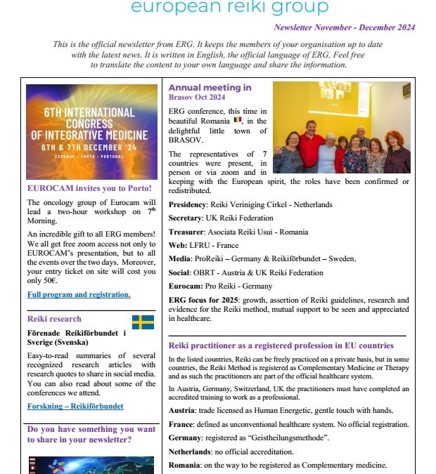 Newsletter – Dec. 2024