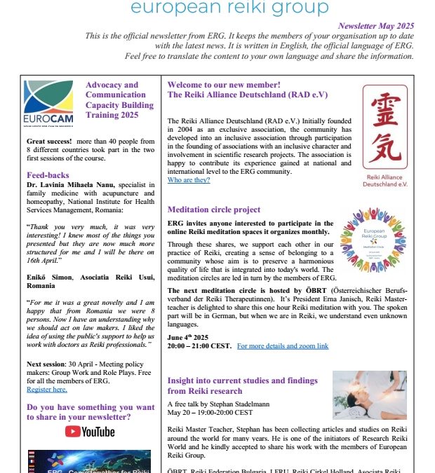 Newsletter – May 2025