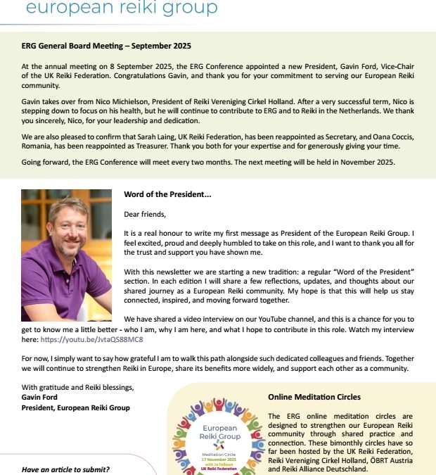 Newsletter – Nov. 2025